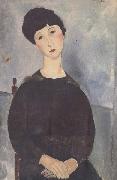 Amedeo Modigliani Jeune fille assise (mk38) Sweden oil painting artist